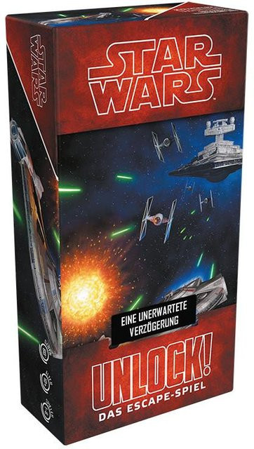 Asmodee Unlock! Star Wars: Eine unerwartete Verzögerung, Kartenspiel, ab 10 Jahren - Bild 1