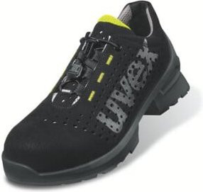Uvex Sicherheitsschuhe Halbschuhe S1 Schwarz Gelb Weite 12 Größe 35 - Bild 1