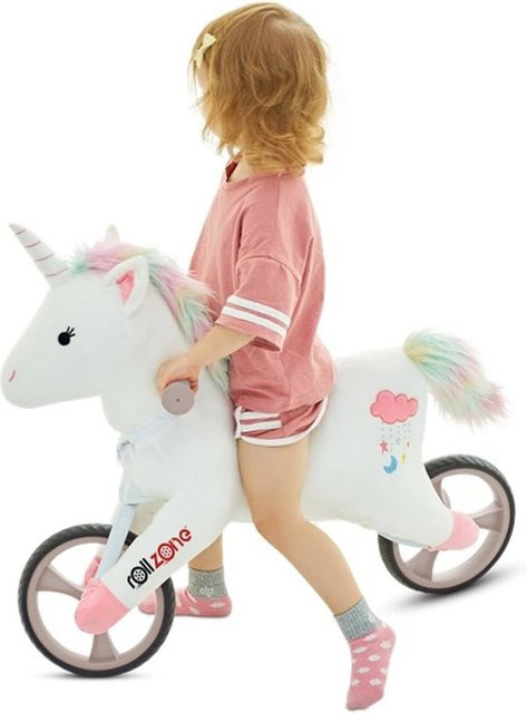 TPFLiving Laufrad Balance Bike in Weiß mit Einhorn- oder Gepard-Design - Bild 1