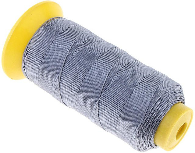 Leisure Times Gebundenes Nylon-Nähgarn für Polsterleder, Dunkelgrau, 200 Meter - Bild 1