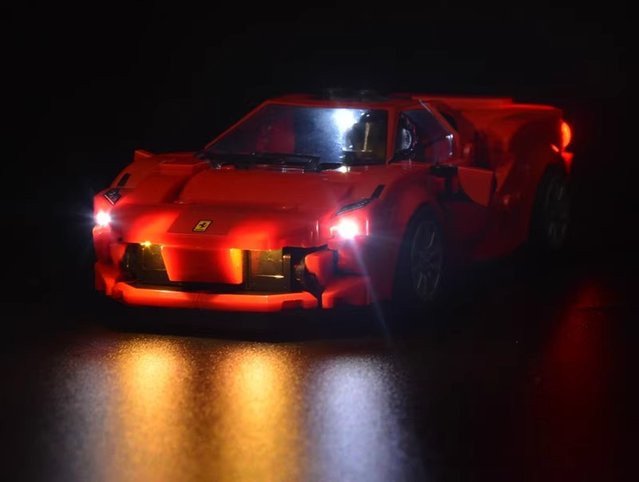 LEGO LED-Beleuchtungsset für Ferrari F8 Tributo Speed Champions 76895 - Bild 1