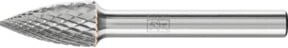 PFERD Hartmetall Frässtift Spitzbogen SPG universal mittel fein, Durchmesser: 10 mm, Länge: 20 mm, Schaft-Durchmesser: 6 mm, Farbe: Silber - Bild 1