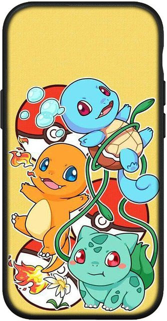 Handyhülle Pikachu und Glumanda von Takaratomy in Himmelblau für verschiedene Smartphone-Modelle - Bild 1