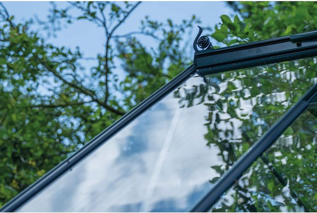 Halls Montageleisten-Set für Sicherheitsglas Icon Gardenhouse in Schwarz - Bild 1