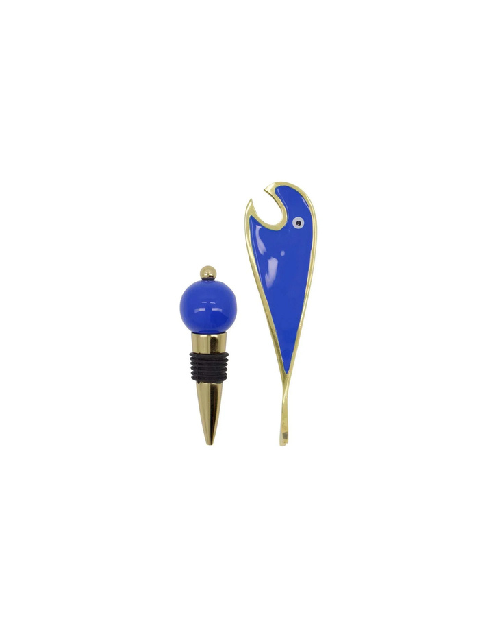 House Doctor Flaschenöffner mit Stopp in Blau - Bild 1