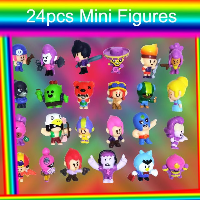 Brawl Stars Anime-Figuren, Cartoon-Helden Baumwollpuppen, Einzelfigur - Bild 1
