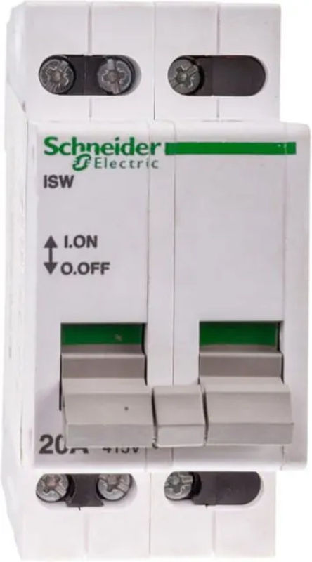 Schneider Electric Lasttrennschalter A9S60320, 20 A, 415 V, Weiß - Bild 2