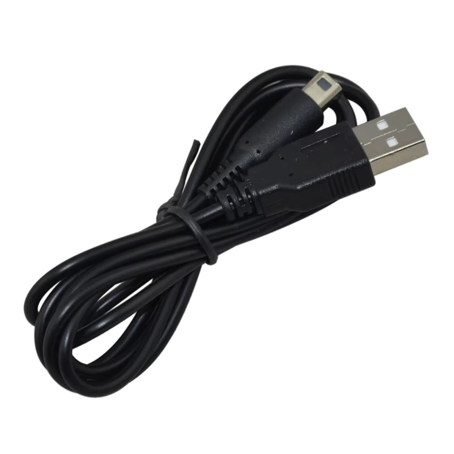 USB-Ladekabel für Nintendo 3DS, 2DS XL/LL und DSi, schwarzes Ladedatenkabel, Länge: 1,2 m - Bild 2