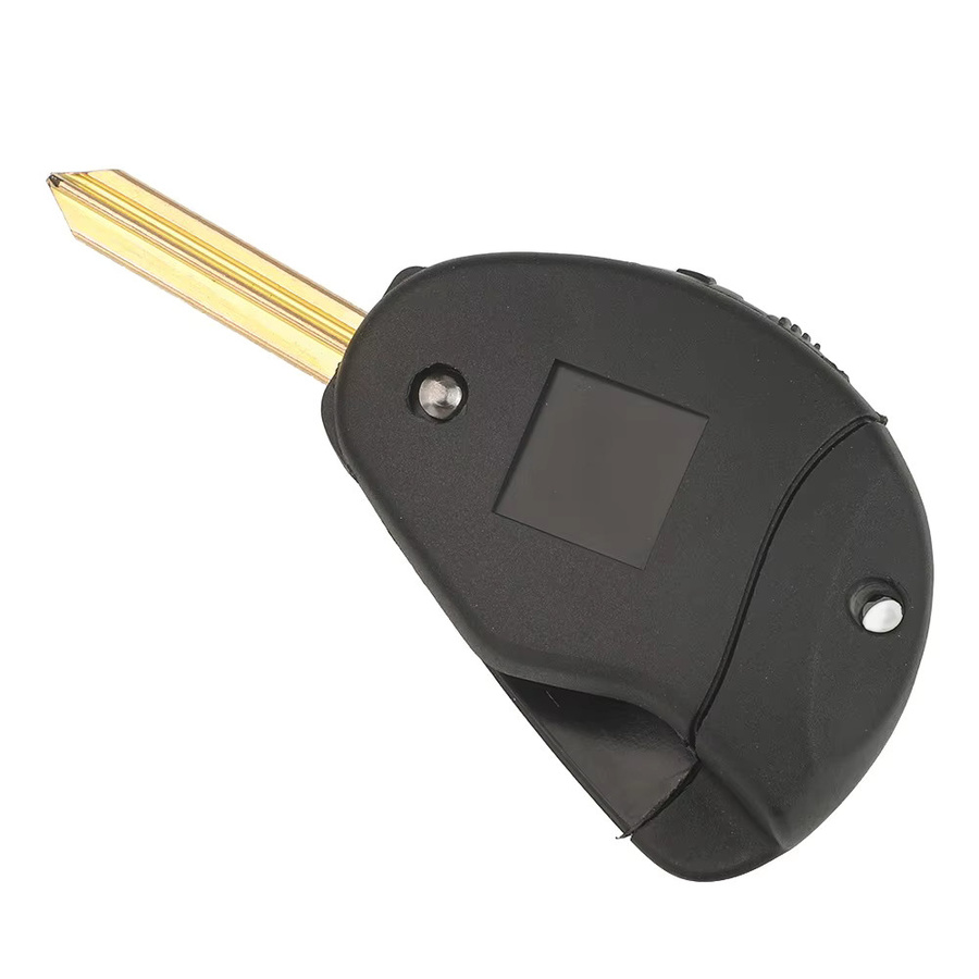 Jingyuqin Klappbarer Autoschlüssel mit 2 Tasten für Citroen Jumpy, Xantia, Peugeot Expert und Fiat Scudo, 433MHz, ID33-PCF7935 Chip, Schwarz - Bild 3