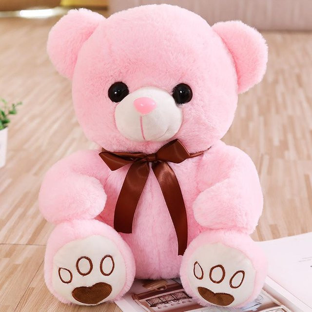 Niedlicher Umarmungsbär Teddybär Puppe Plüschtier, rosa - Bild 1