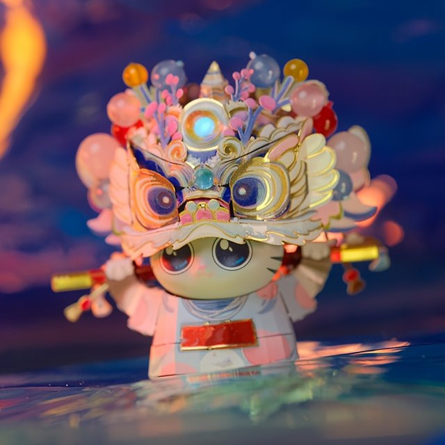 MU Miao Unrestrained 3D-Metallpuzzle, bunt, Tiere - Bild 1