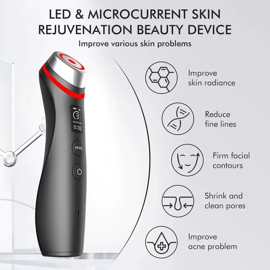 DH Beauty Booster Pro LED-Gesichtslichttherapie, Augenmassagegerät, Unisex - Bild 2