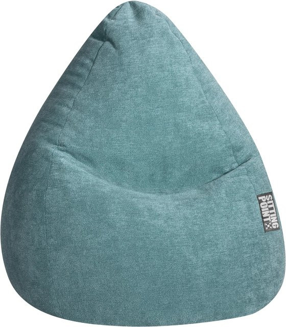 Sitting Point Sitzsack Alfa XXL in Petrol mit abnehmbarem Bezug und EPS-Perlen - Bild 1