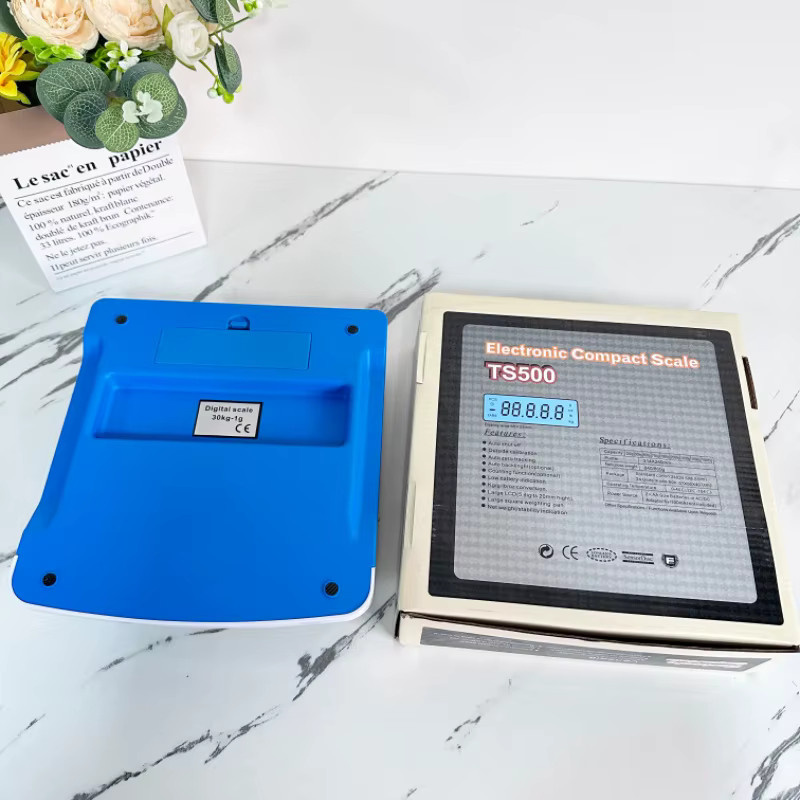 Lionet Präzisions-Digitalwaage mit LCD-Display, weiße Elektronische Lebensmittelwaage bis 30 kg mit 1 g Genauigkeit - Bild 3