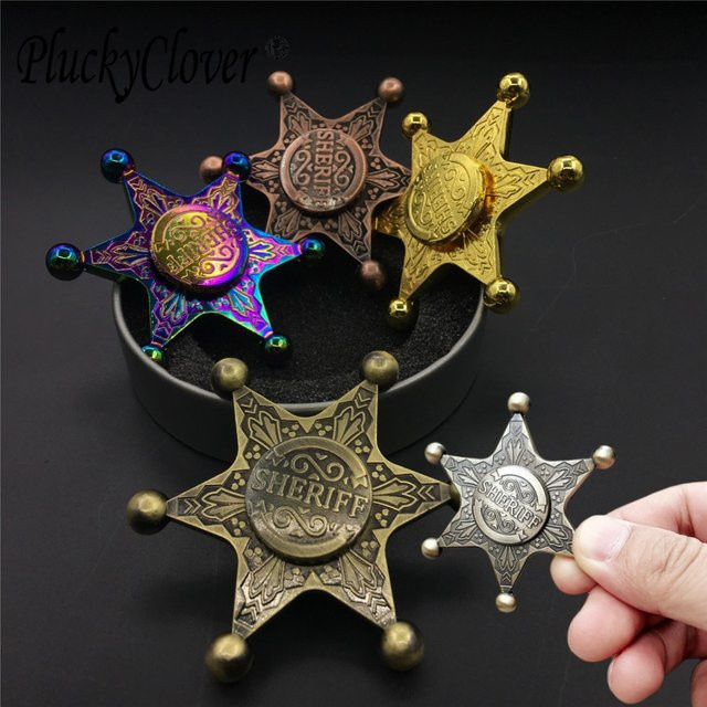 soulbao Sechseckiger Stern Metall Fingerspitze Gyroskop Fidget Spinner, Stressabbau Spielzeug - Bild 1