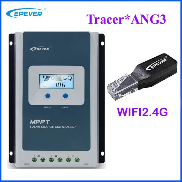 EPEVER TracerANG MPPT Solarladeregulator mit WIFI 2.4G Mobile App für 12V/24V - Bild 1