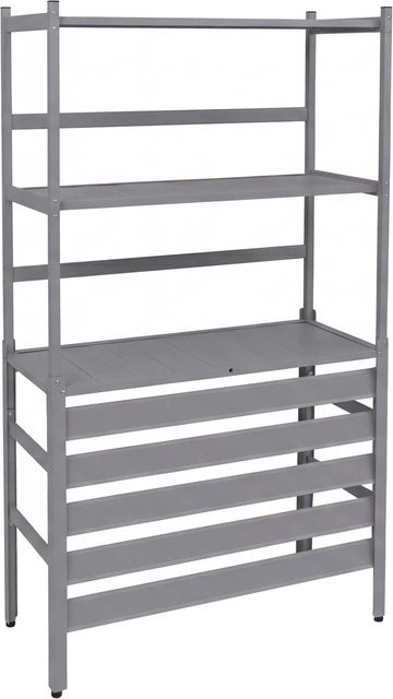 PROREGAL Aluminium Verkleidung für Klimaanlage Wärmetauscher Abdeckung Schutzgitter Grau, H x B x T: 163 x 90 x 38 cm - Bild 1