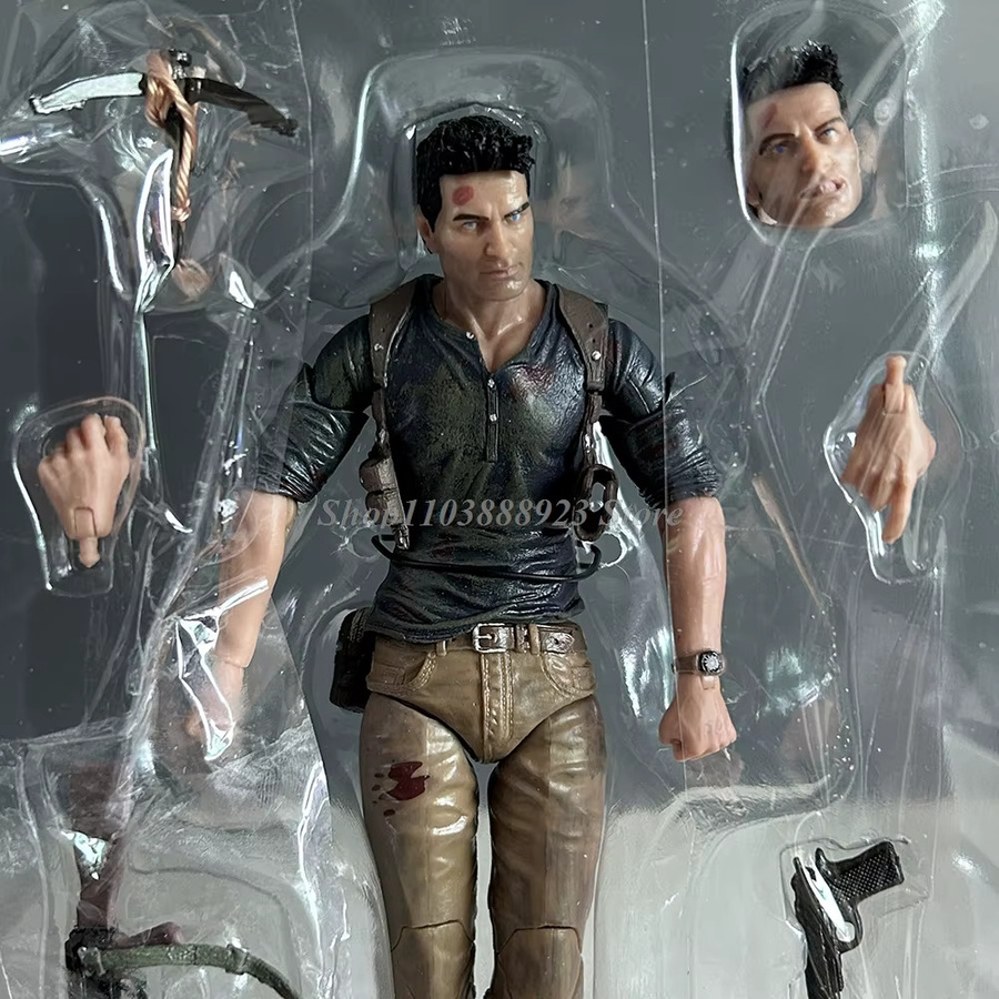 Bandai Uncharted Nathan Drake Actionfigur, Ultimate A Thief's End Edition, PVC-Modell, Einzelfigur - Bild 2