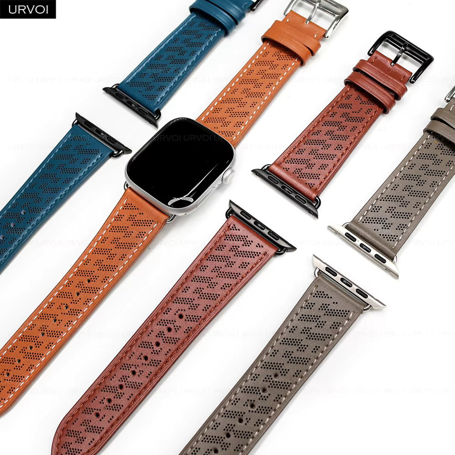 URVOI H Uhrenarmband Leder, Unisex, 49 mm - Bild 3