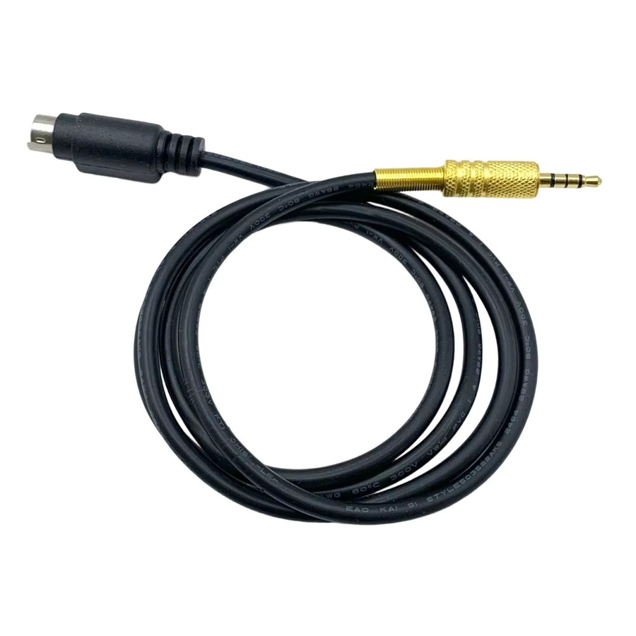 Yaesu Datenkabel DIN 6-Pin zu 3,5mm PTT-Adapterkabel für Echolink und Remote Voice Repeater, Schwarz - Bild 3