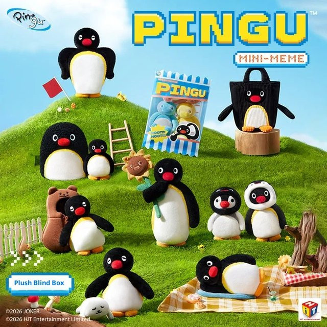 KAYOU Pingu Mini Meme Blind Box, Pinguin-Stofftier, Plüsch / Textil - Bild 1