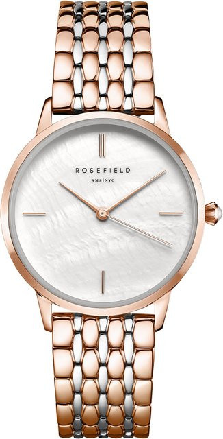 Rosefield Armbanduhr, Quarz, Edelstahl, Perlmutt, 36 mm, Damen - Bild 1