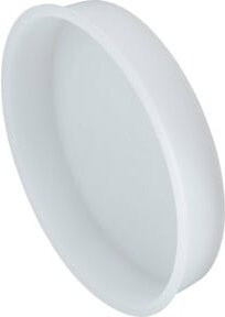 Fränkische Endkappe Kabuflex aus Kunststoff, Durchmesser: 75 mm, Farben: transparent, gelb oder weiß - Bild 1