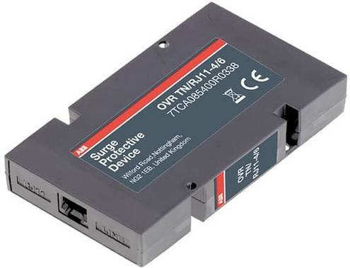 ABB 7TCA085460R0359 OVR ISDN/RJ45-4/8 Einbau-Modul in Grau - Bild 1