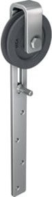 MEA Torrolle mit Bügel in Silber aus Stahl, Durchmesser: 90 mm - Bild 1