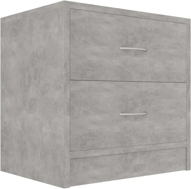 vidaXL Nachttisch aus Holzwerkstoff in Grau, B/T/H: 40 x 30 x 40 cm - Bild 1