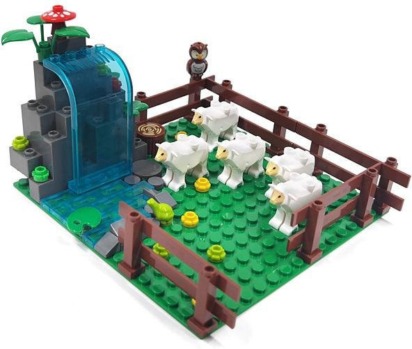 Yiran toy MOC Schaf- & Pferdehof, Bausteine, Tiere, ab 6 Jahren - Bild 1