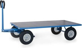 Fetra Handpritschenwagen 6406L in Blau mit Luft-Bereifung und 1250 kg Tragkraft - Bild 1