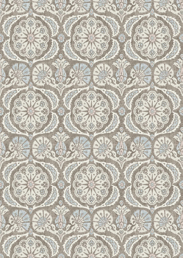 Lewis & Wood Tapete Pasha in Sugar Almond Beige mit botanischem und floralem Orient-Design - Bild 1