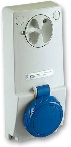 Schneider Electric CEE Anbaudose 32A 250V IP65 Aufputzmontage in Weiß - Bild 1