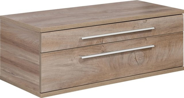 Fackelmann Waschtischunterschrank Stanford Eiche Natur braun B/H/T: 110 x 41 x 50 cm - Bild 1