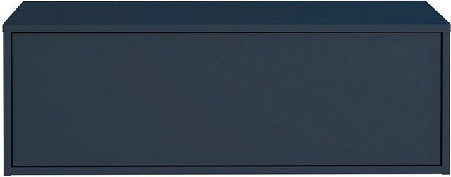 Vente-unique Waschbeckenunterschrank Teana in Marineblau, wandmontiert, modern, Breite: 94 cm - Bild 1