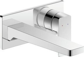 Duravit Manhattan UP-Waschtisch-Einhebelmischer Fertigmontageset in Chrom mit Pop-up-Abfluss - Bild 1