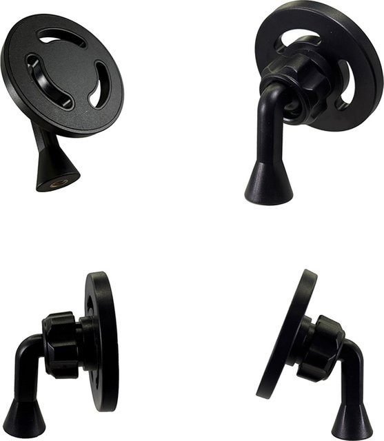 360 Grad drehbarer magnetischer Handyhalter in Schwarz für iPhone 16, Samsung und Stative mit MagSafe-Kompatibilität - Bild 1