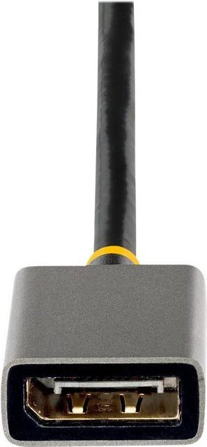 StarTech.com HDMI auf DisplayPort Adapter, aktiver 4K 60Hz Konverter von HDMI 2.0 auf DisplayPort für Laptops und PCs, unterstützt HDR und Ultrawide Displays, Schwarz/Grau, Länge: 30 cm - Bild 1