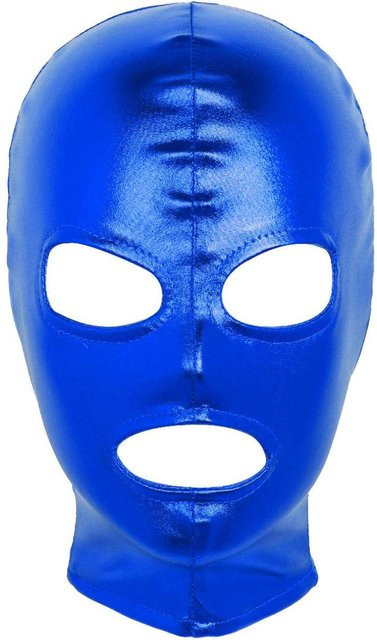 Linjinx Cosplay Gesichtsmaske, Latex, blau - Bild 1