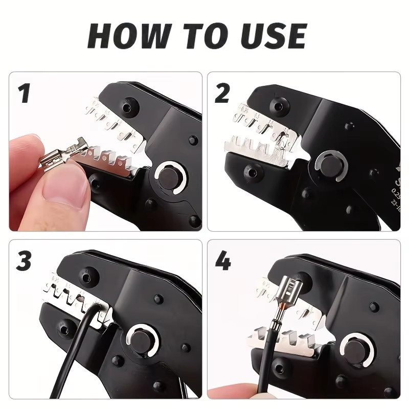 SN-58B Draht-Ratschen-Crimpzange mit offenem Zylinder für professionelle Crimping-Projekte - Bild 5