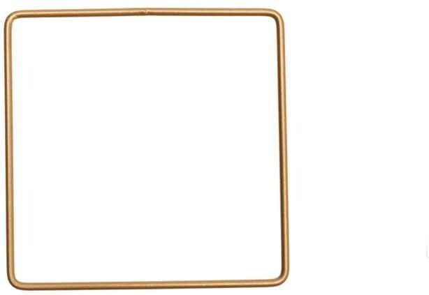 Rico Design Metallring Quadrat in Gold mit 10 cm Durchmesser - Bild 1