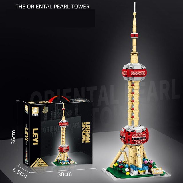 TOYLINX Architekturmodell Set Sehenswürdigkeiten, Bausteine, ab 3 Jahre - Bild 1