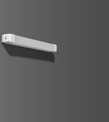 RZB 451215.002.2 LED-Wandleuchte in Weiß aus Kunststoff für Sanitärbereiche und Flure - Bild 1