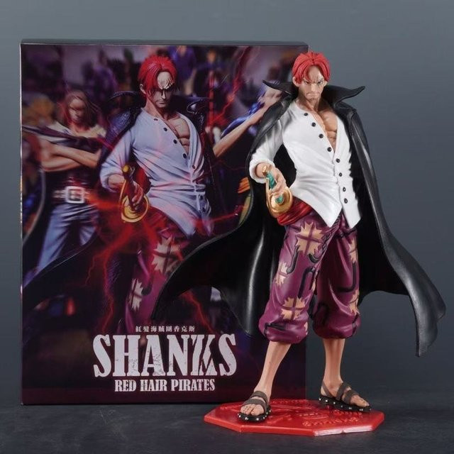 Bandai One Piece Red Hair Shanks Actionfigur, Sammlermodell, Kunststoff - Bild 1