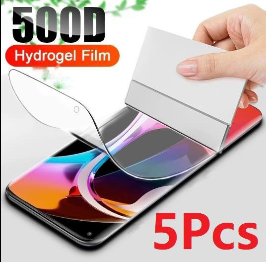 5er Pack Hydrogel Displayschutzfolien für Motorola Edge 60 5G, Moto Edge 60 Fusion und Moto Edge 60 Pro, transparent - Bild 1