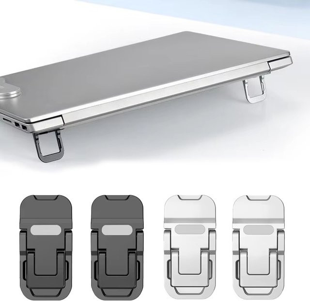 Tragbarer faltbarer Laptop Stand KAFNHCKA in Schwarz für Macbook Huawei Xiaomi Lenovo Notebook - Bild 1