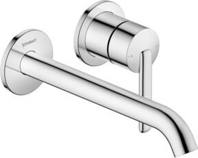 Duravit Fertigset MinusFlow Balcoon UP-EHM in Silber mit Unterputz-Einbau und ohne Zugstangenauslass - Bild 1
