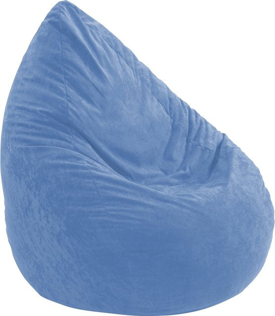 Linker Sitzsack Licardo Poly Noble in Blau, Höhe: 110 cm - Bild 1