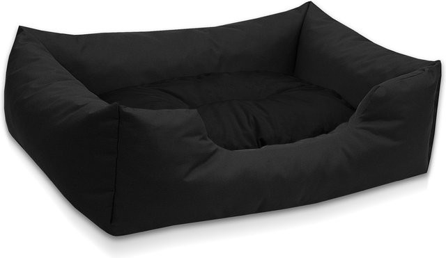 BedDog Hundebett MIMI Hundesofa aus Cordura und Microfaser-Velours in Schwarz - Bild 1